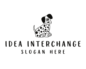 Dalmatian Dog Pet logo design