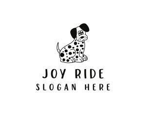 Dalmatian Dog Pet logo design