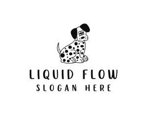 Dalmatian Dog Pet logo design