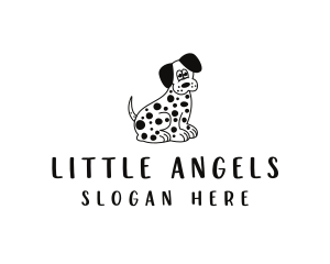 Dalmatian Dog Pet logo design