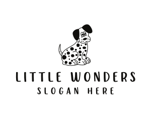 Dalmatian Dog Pet logo design