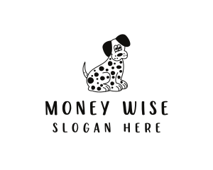 Dalmatian Dog Pet logo design