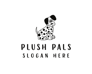 Dalmatian Dog Pet logo design