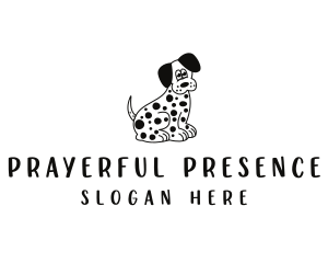 Dalmatian Dog Pet logo design