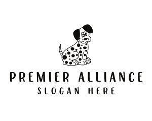 Dalmatian Dog Pet logo design