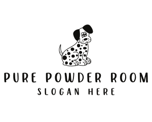 Dalmatian Dog Pet logo design