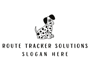 Dalmatian Dog Pet logo design