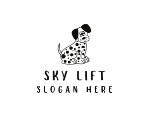 Dalmatian Dog Pet logo design