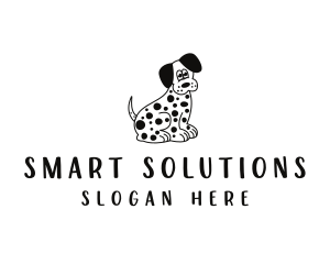 Dalmatian Dog Pet logo design