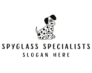 Dalmatian Dog Pet logo design