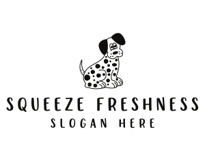 Dalmatian Dog Pet logo design