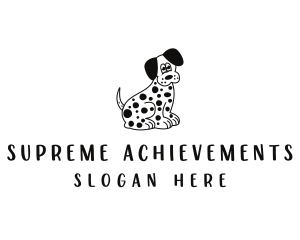 Dalmatian Dog Pet logo design