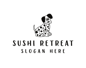 Dalmatian Dog Pet logo design