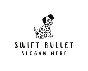 Dalmatian Dog Pet logo design