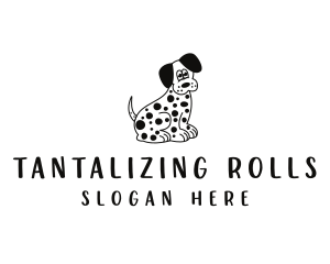 Dalmatian Dog Pet logo design