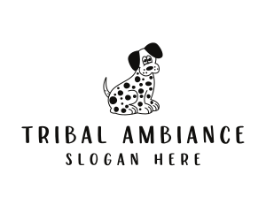 Dalmatian Dog Pet logo design