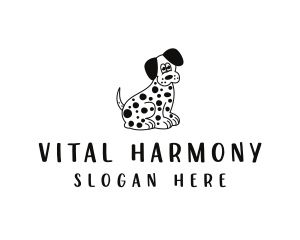 Dalmatian Dog Pet logo design