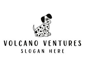 Dalmatian Dog Pet logo design