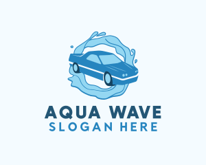 Blue Water Car Wash logo design