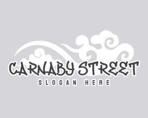 Street Art Cloud Graffiti logo design