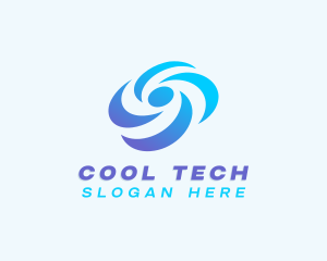 Cooling Thermal Airflow logo design