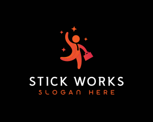 Corporate Career Worker logo design