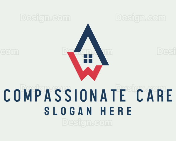 Housing Letter AW Monogram Logo