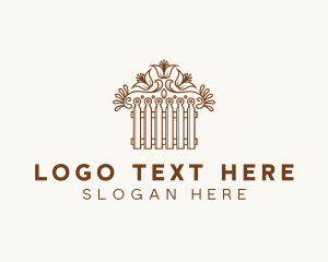 Floral Garden Fence logo