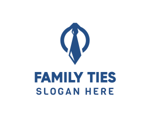 Corporate Tie Suit logo design