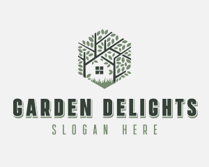 Environmental Tree Garden logo design