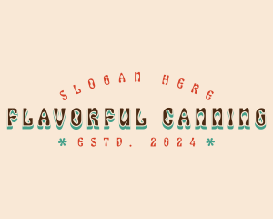 Retro Hippie Brand Logo