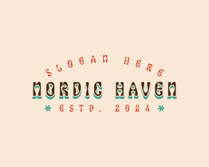 Retro Hippie Brand Logo