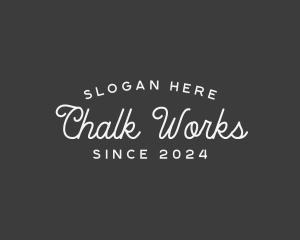 Simple Chalk Business logo