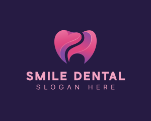 Tooth Heart Dental logo design