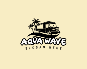 Food Truck Beach logo design