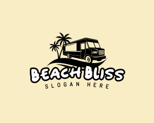 Food Truck Beach logo design