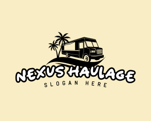 Food Truck Beach logo design