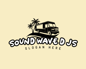 Food Truck Beach logo design