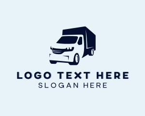 Cargo Van Logistics Truck logo