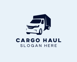 Cargo Van Logistics Truck logo design