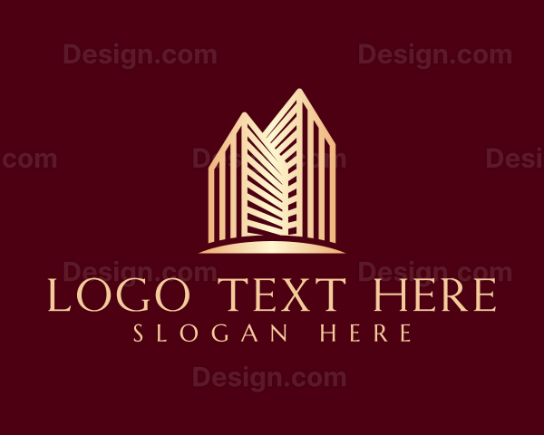 Elegant Business Building Logo