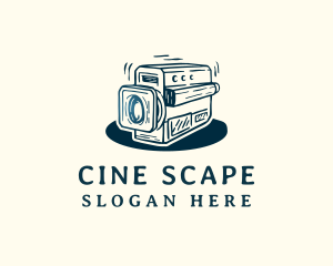 Multimedia Video Camera Cinema logo design