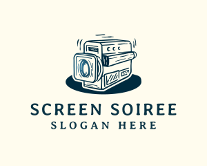 Multimedia Video Camera Cinema logo design