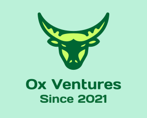 Green Ox Head logo