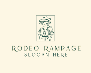 Western Cowgirl Rodeo logo