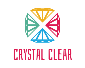 Colorful Diamond Jewelry logo design