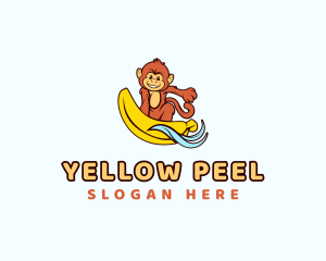 Monkey Sea Surfer logo design