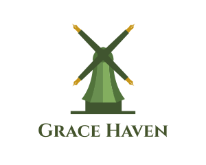 Green Windmill Pen logo
