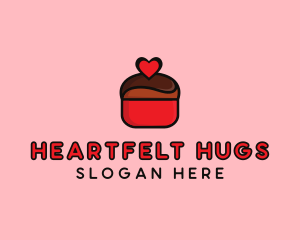 Naughty Love Heart Chocolate Dessert logo