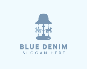 Blue Carousel Lamp logo design